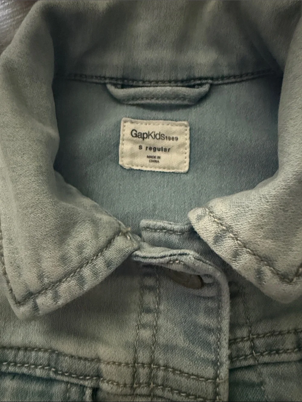 GAP Light Blue Kids Denim Jacket - Button Front